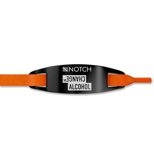 Alcohol Change UK NOTCH Lace Tag - Black