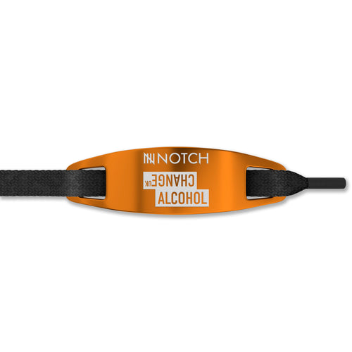 Alcohol Change UK NOTCH Lace Tag - Orange