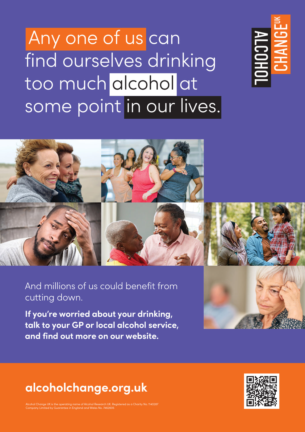 Alcohol Awareness Week 2024 ‘Understanding alcohol harm’: set of posters (pack of 4)