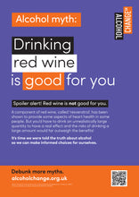 Load image into Gallery viewer, Alcohol Awareness Week 2024 ‘Understanding alcohol harm’: set of posters (pack of 4)