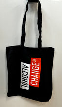 Load image into Gallery viewer, Alcohol Change UK Black Tote Bag