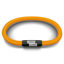 Load image into Gallery viewer, Alcohol Change UK OceanYarn NOTCH Bracelet - Apricot