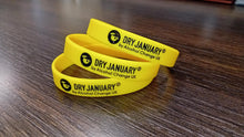 Load image into Gallery viewer, The Dry January® challenge wristband - yellow