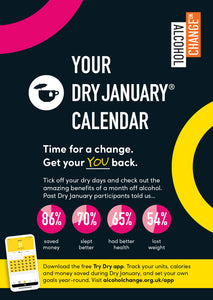 Dry January Calendar