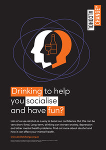 Alcohol and mental health awareness material