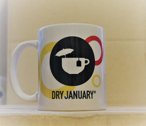 Dry January mug and pin badge multi-offer!
